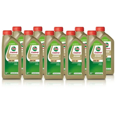 10X 1 L LITRE 0W-30 CASTROL EDGE FLUID TITANIUM HUILE DE MOTEUR MB 229.31/229.51 - Photo 1/4