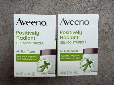Aveeno Positively Radiant Gel Moisturizer 1.7 oz 2 PACK