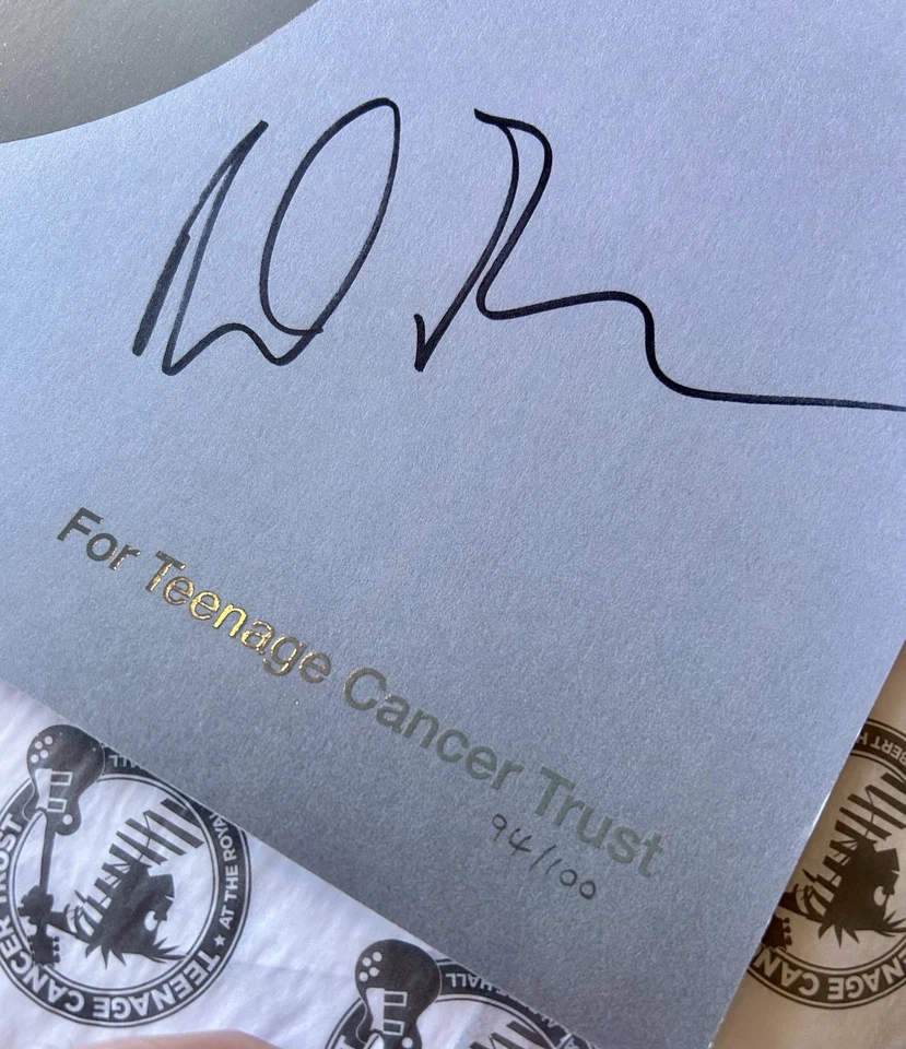 New Order SIGNED Limited Edition Gig Poster in Handmade Display & COA Autograph - Image 3 of 4