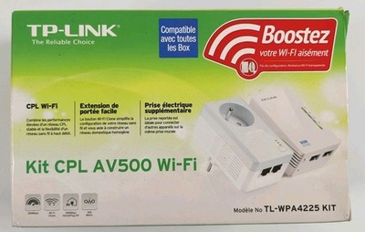 TP-LINK TL-WPA4225KIT Powerline WI-FI AV500 Mbps Ethernet 2-Port LAN WI-FI