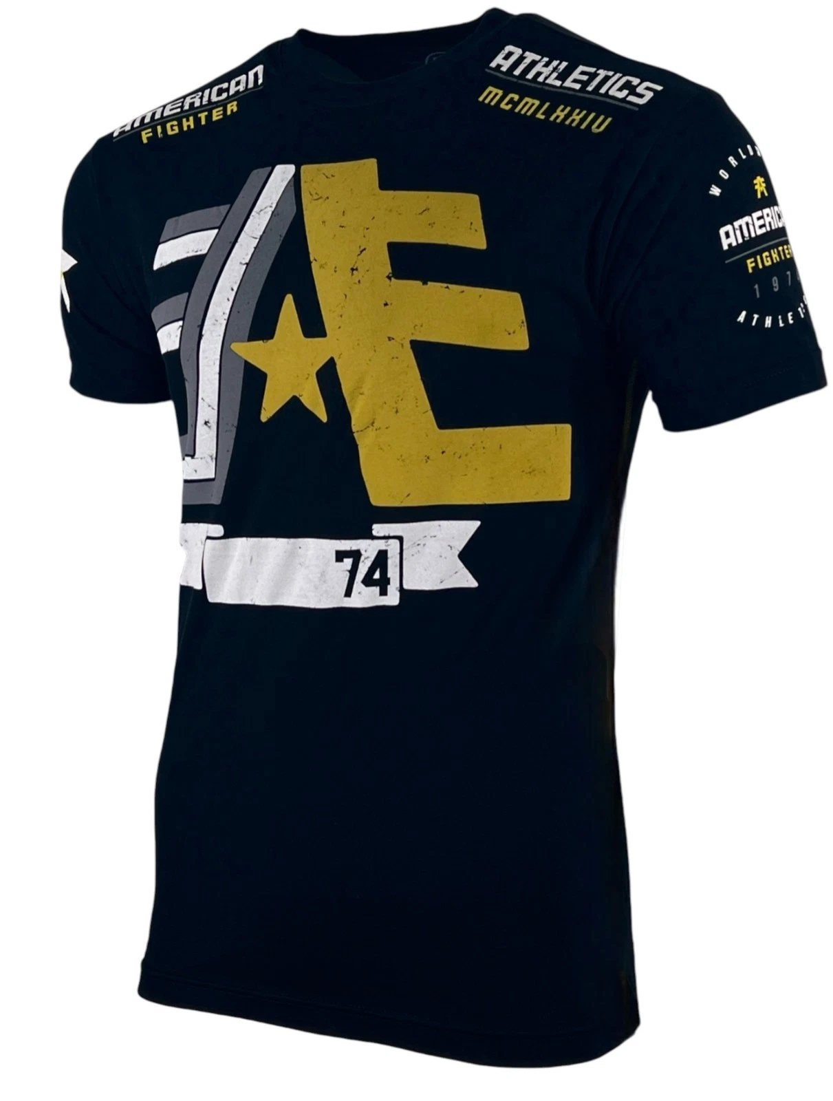 American Fighter Men's 3D T-Shirt Cornestone Crew Neck Athletic
