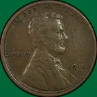 1915 Lincoln Wheat Cent Choice Very Fine VF+ Coin #39967