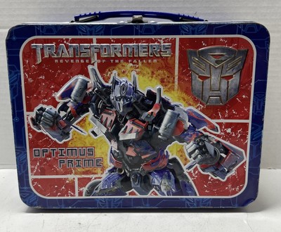 Transformers Revenge of the Fallen Raised Metal Lunch Box Hasbro Dream Works