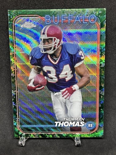 2024 Topps Chrome Thurman Thomas - Camo Refractor SSP #9 Bills
