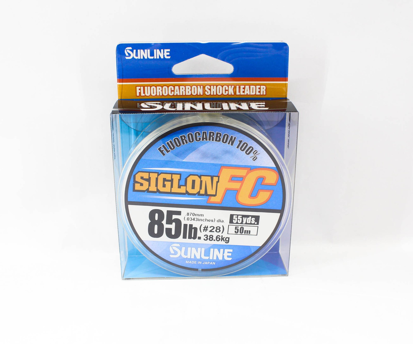 Sunline Fluorocarbon Leader Siglon FC 100% 50m 85lb Diameter 0.87mm (2095)