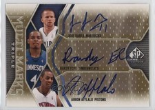 2009 SP Game Used Multi Marks Triple 26/75 JJ Barea Randy Foye #MT-FBA Auto q3x