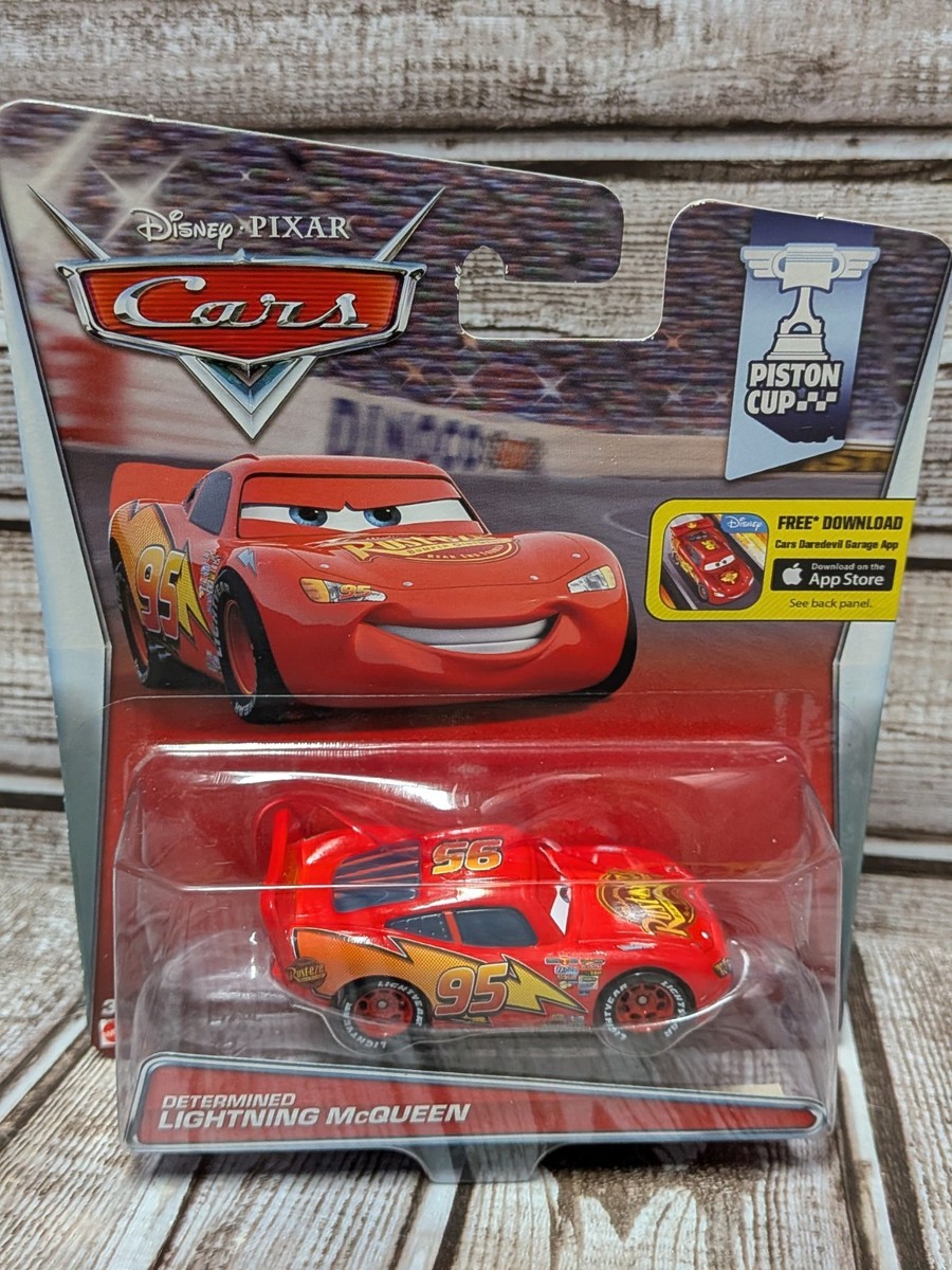 Disney Pixar Cars Determined Lightning McQueen Diecast Toy Car | eBay