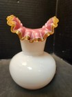 Victorian Stevens & Williams Peachblow Cased Glass Applied Leaf Handle Pitcher — photo 7