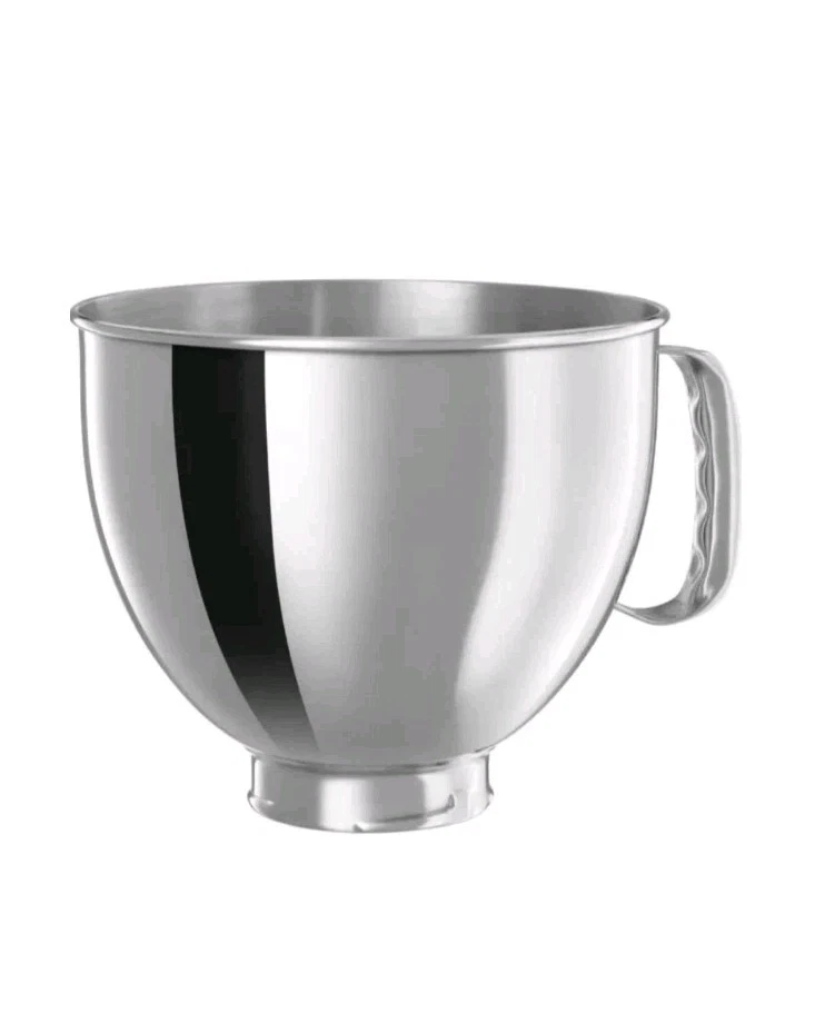 4.8L Stainless Steel Bowl for KitchenAid Stand Mixers by NUTRIMATE