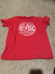 AC/DC High Voltage Kids T Shirt Licensed Rock N Roll Music Band Youth Small