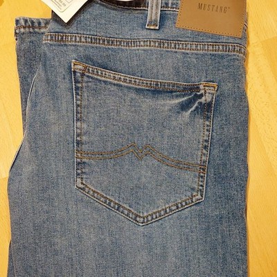 Mustang Oregon Boot Herren Jeans Blau Bootcut W38 L34 Denim Five-Pocket