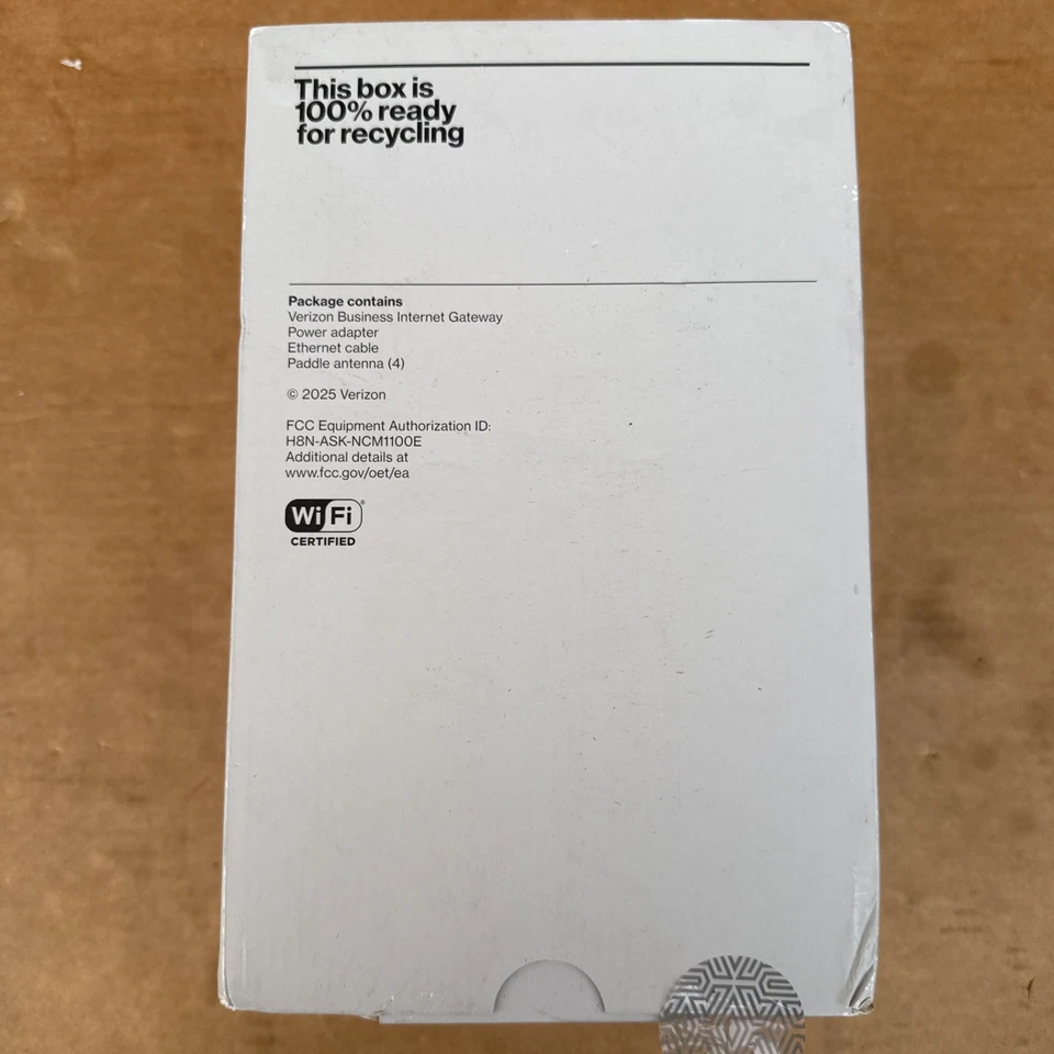 Verizon Business Internet Gateway: ASK-NCM1100E - Image 3 of 3