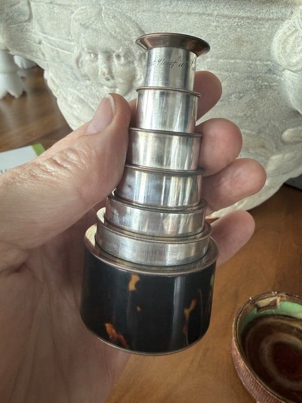 🔥 Lerebours French Folding Pocket Telescope (Pont-Neuf, Paris) c. 1825