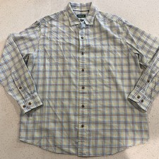 Orvis Men's Active Fit Button Up Shirt XL Long Sleeve Plaid Multicolor