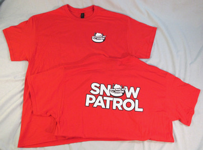 Snow Patrol Snowcat Ridge T-Shirt Red & Black All Size XL New