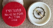 Vintage RENATA No 42 M for AS 1194 Inca Balance Wheel Assembly Complete NOS Box*