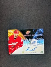 2021-22 SPx - Super Scripts Filip Hronek #SS-FH AUTO DETROIT RED WINGS