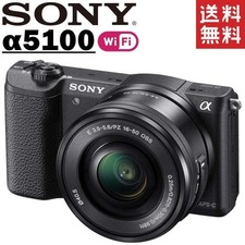 SONY ILCE-5100 Mirrorless Camera with Lens Black Japan