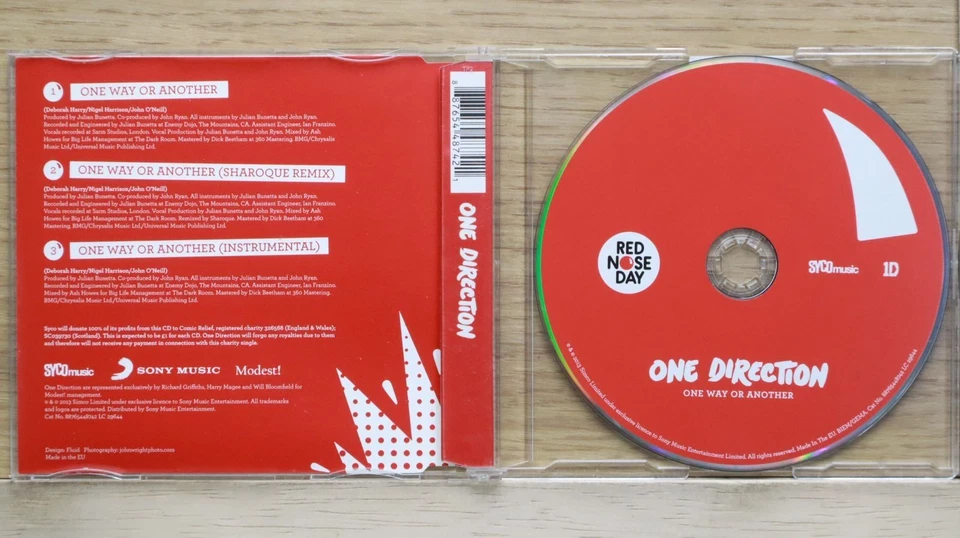 One Direction ONE WAY OR ANOTHER CD Japan 6 - Image 4 of 4