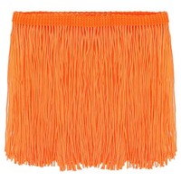 5 Yards 6 Zoll Chainette Fransenbesatz Quaste NäHbesatz,Fluoreszierendes Orange