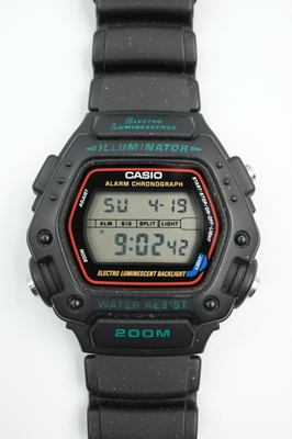 Casio DW-290 3231 Digital Watch 200M Electro Luminescent New