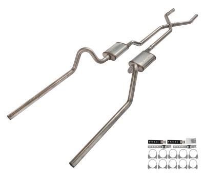 Pypes Performance Exhaust SFF11S Crossmember-Back Street Pro Series 2.5 in
