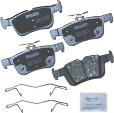 Set pastiglie freno in ceramica Bendix Priority 1 per veicoli Ford Lincoln 2013 2023