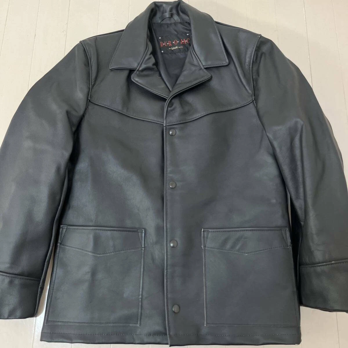 Schott leather car clearance coat