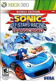Sonic & All-Stars Racing Transformed -- Bonus Edition (Microsoft Xbox 360, 2012)
