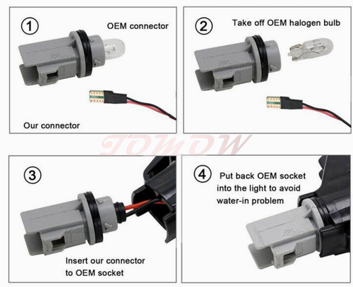 2x Para JAGUAR X-TYPE 2002-2008 LED Marcador Lateral Secuencial Luz Señal de Giro - Imagen 5 de 10