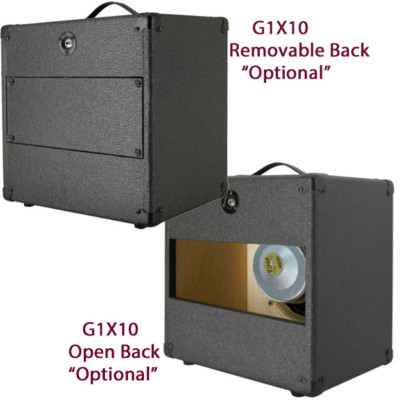 1x10 Extension Guitar speaker Empty cabinet bronco black texture