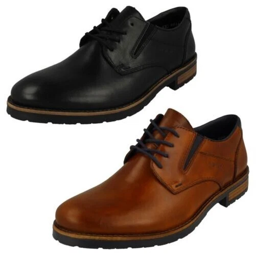 Mens Rieker Gusset Detailed Lace Up Shoes 14621 eBay