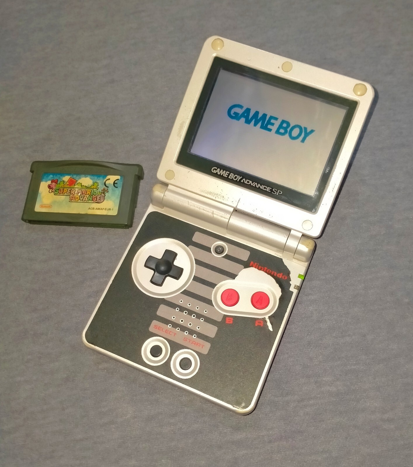 Super Mario And The Legend The Stolen Gameboy Advance Sp Blue