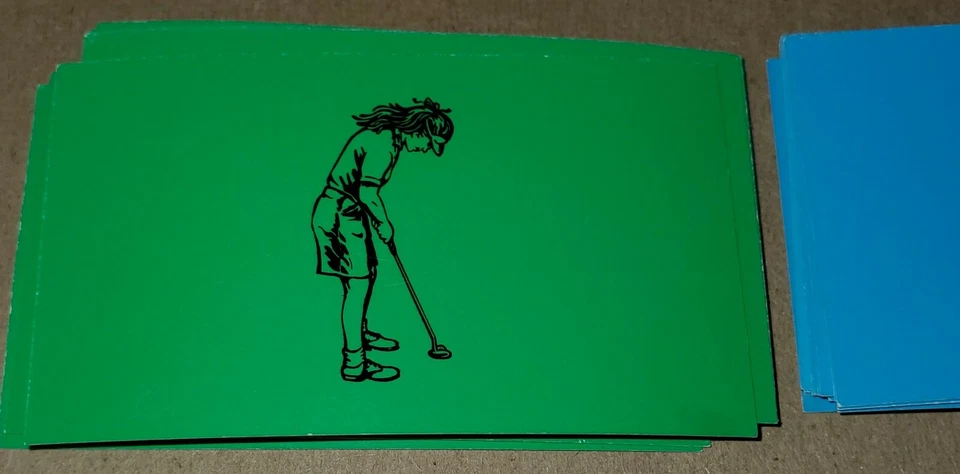 Piezas de repuesto de la edición Monopoly Golf - Solo tarjetas de driver y putter Foto 4 de 4