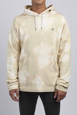 Neff Bleech Pullover Hoodie, Men's Medium, Twill Bleached Pattern New