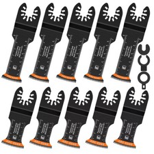 10x OSCILLATING MULTI TOOL BLADE SAW BLADES WOOD METAL CUTTER FOR DEWALT UK