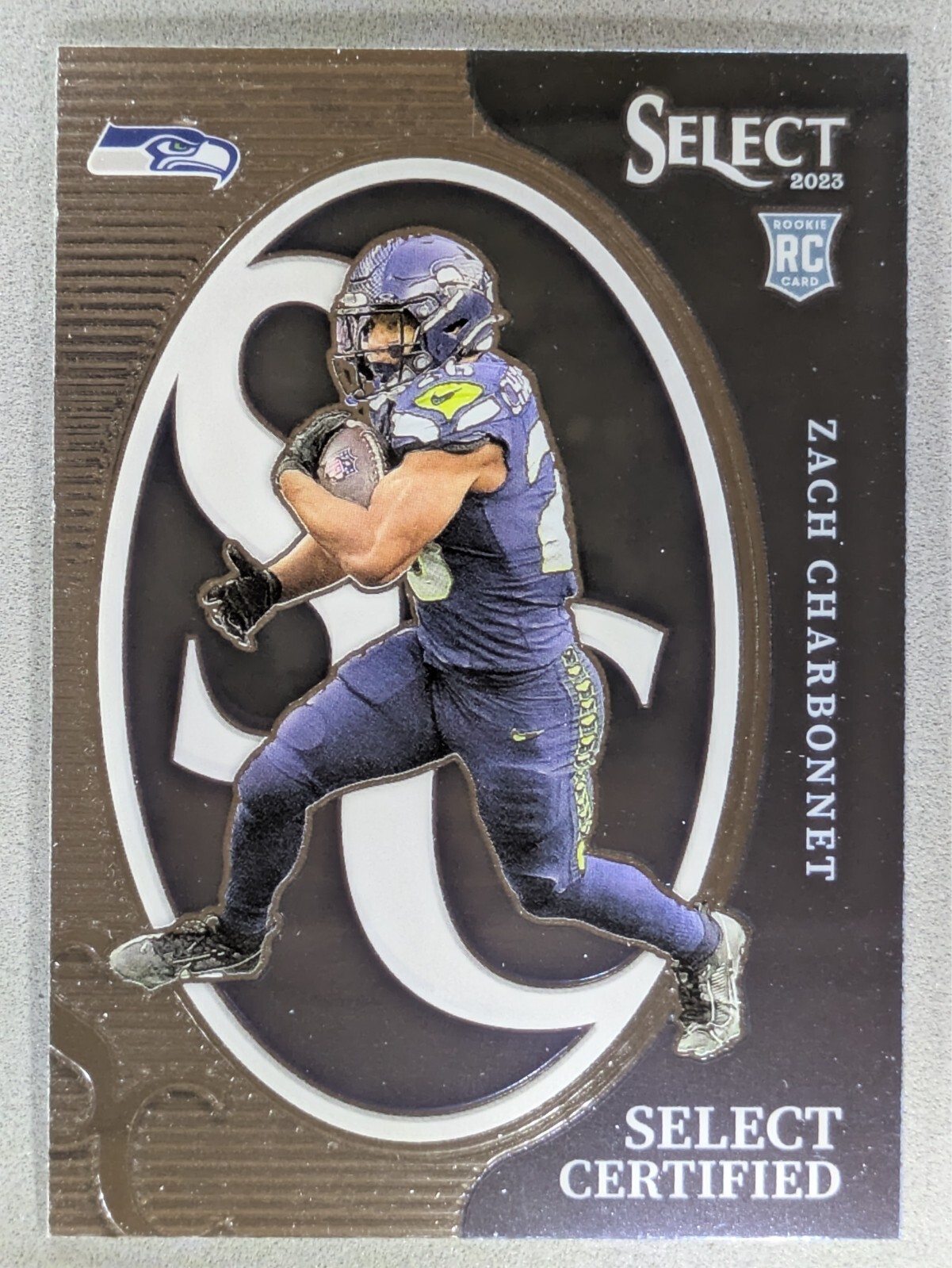2023 Panini Select - Certified Rookies Zach Charbonnet #CRO-ACH (RC) Seahawks