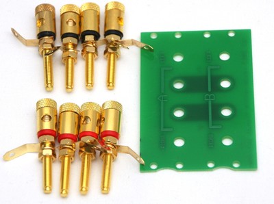 Polklemmen, Laustsprecheranschlüsse, Bananas für Studer Revox B750