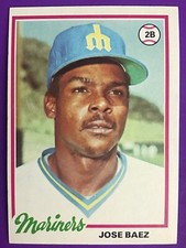 1978 TOPPS BASEBALL SET BREAK CARD # 311 Jose Baez
