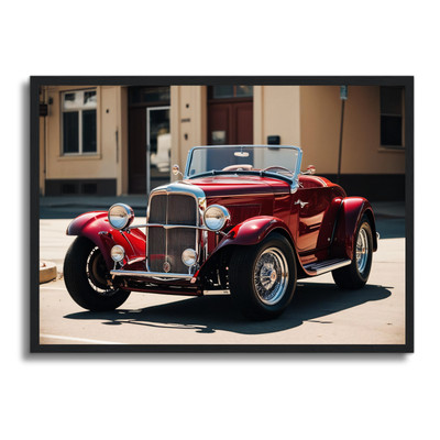 Auto Poster gerahmtes Wandbild Fahrzeug Man Cave Bild A4 - A1 Wohndeko Design