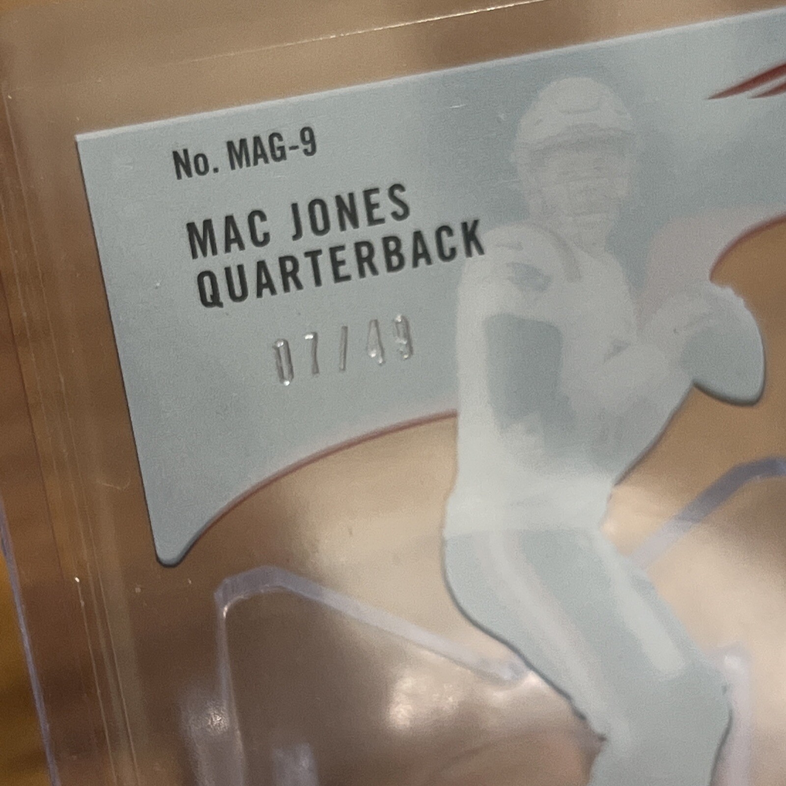 🔥Mac Jones 2021 Panini Chronicles Stars & Stripes Magnitude SSP ’d 07/