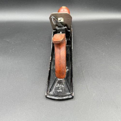 Senza marchio n. 5 Aereo manuale in legno fondo liscio lunghezza 13,75 - Foto 17 di 19