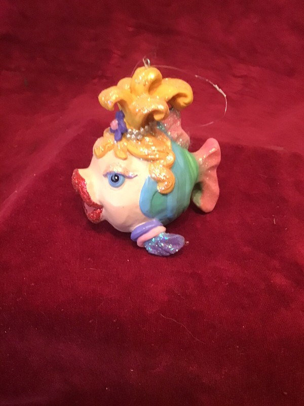 Russ Berrie & Co Ceramic Handpainted Hanging Ornament
