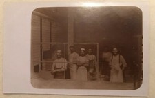 orig. Foto um 1908, Bäckerei Delitzsch Bäck...
