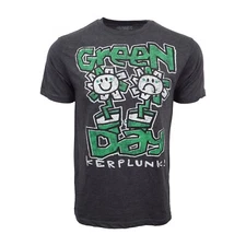 Green Day Kerplunk Flowers Graphic T SHIRT