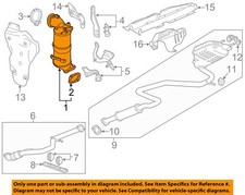 GM OEM 16-21 Equinox Exhaust System Exhaust Components-Catalytic Cnvrtr 25203845