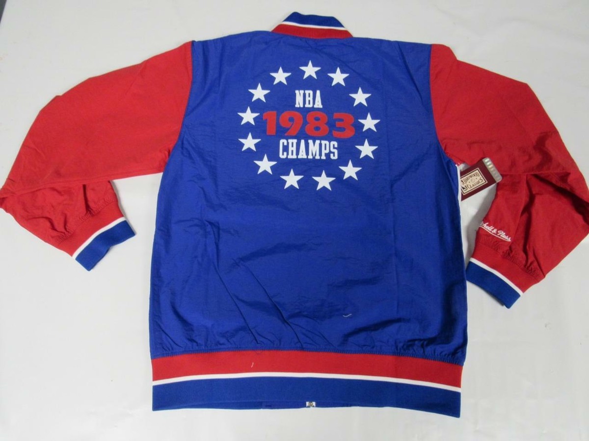 New 1983 Philadelphia 76ers Mens Mitchell & Ness Authentic