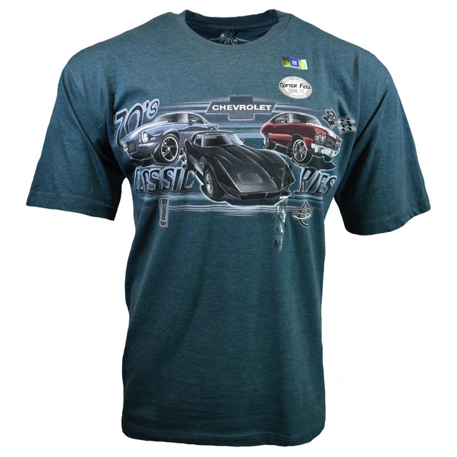 CHEVY Mens Tee T Shirt M L XL XXL Logo American Muscle Car Racing