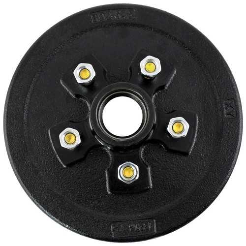 Pair Trailer 5 on 5 Hub Drum Kits for 3500 lbs axle Replace part # 84557 A09 - Imagen 4 de 10