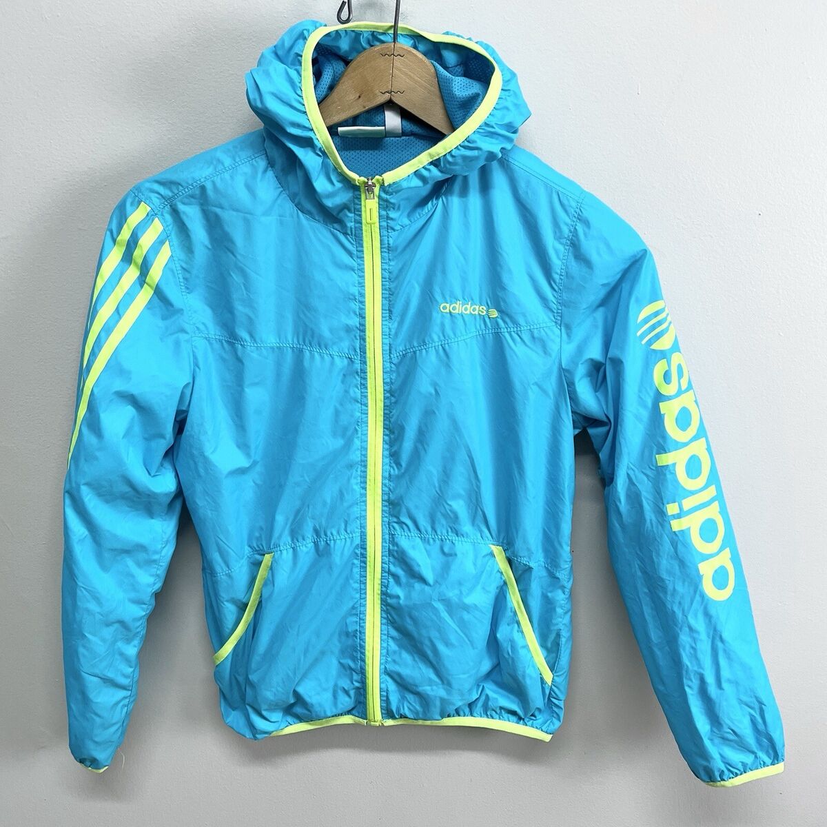 2009 Adidas Neo Label Japan Bright Blue Green Full Zip Track 2009 Adidas Neo Label Japan Bright Blue Green Full Zip Track